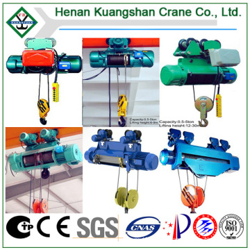 Single and Double Lifting Speed Electric Wire Rope Hoist (CD/MD)